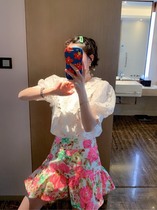 BORAKOO Korea East Gate Xia La self-retention ~ like dont want ~ flower leaf skirt