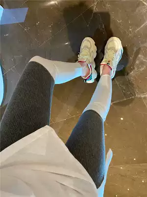 Special BORAKOO South Korea East Mutong self-retention ~ 2-color good to wear and foreign pie color-dressing elastic pants