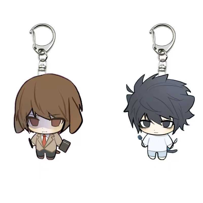 Death Note Merchandise Keychain Pendant L Yotsuba Yagami Anime Student Backpack Decoration Keychain ins