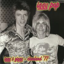 Iggy POP David Bowie Cooperative Iggy Ziggy: Cleveland 77 Black Gel Record LP Powder Gel