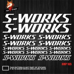 SWORKS 번개 색상 변경에 적합 사용자 정의 산악 자전거 프레임 스티커 탄소 섬유 프레임 반사 자동차 스티커 도로 자전거