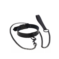 Private photo Diablo lovers fun collar neck chain drag rope bell sexy temptation