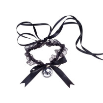 "Bell Neckchain" Soft Sister Lolita Lace Bow choker