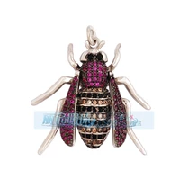 Тип B Пчела с платиновым покрытием 1 шт. M750434-Белое золото