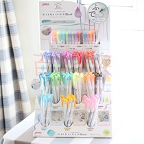 Japanese Zebra Milliner WKT7 with the same double head fluorescent pen soft brush WFT8