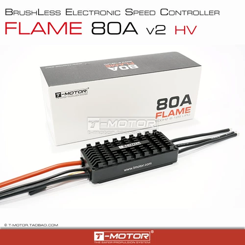 T-MOTOR Tiger Motor FLAME 80A 12S V2.0 электронный регулятор скорости модель самолета многоосный ESC самолета