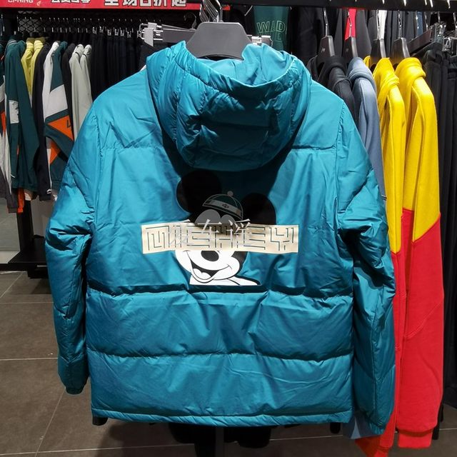 New Li Ning Down Jacket ຊຸດແຟຊັນກິລາຜູ້ຊາຍ 2020 ເສື້ອຢືດສັ້ນໜາ AYMQ139