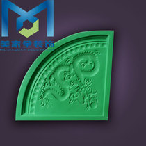 Eurostyle new bi-flower light disc GRP decoration mould Guangzhou Meijia full plaster line factory direct sale FD019 -