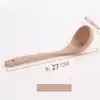 Beech paint-free wooden spoon Household wooden soup spoon Long handle Japanese porridge spoon Oil spoon Special wooden spoon for non-stick pot