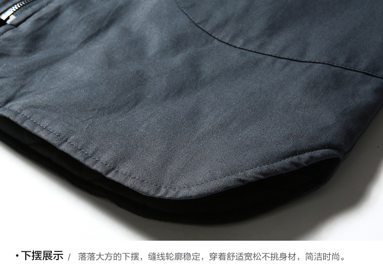 Han Chao nhấn người mùa đông mặc quần áo cotton trùm đầu giản dị nữ 2019 mới áo khoác cotton rộng dài áo khoác bông dày - Bông áo phao nữ cổ lông