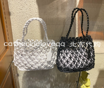 Cabbage price SLY domestic leather woven mesh handbag 030DSA55-3940 tag 548