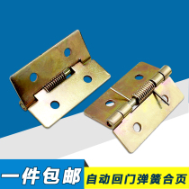 : iron spring hinge case spring hinge automatic return spring hinge cabinet hinge 2 only price
