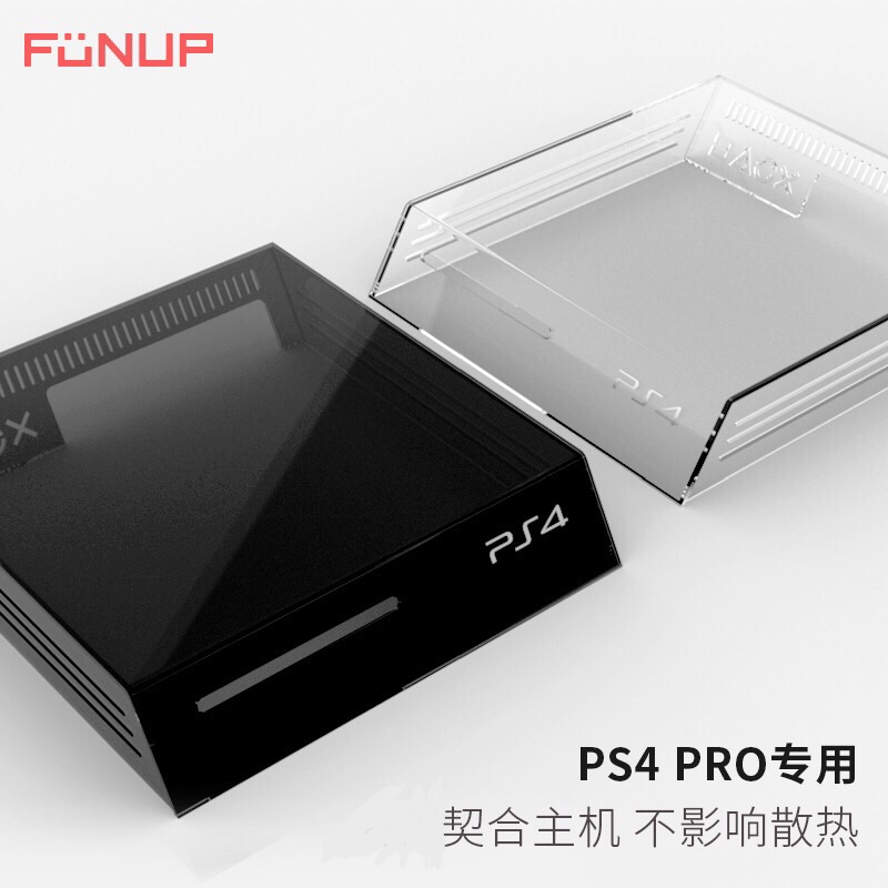 PS4 Transparent PS4PRO Dust Cover Acrylic Shield PS4 Main Machine Case