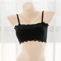 Lace rub chest short detachable shoulder strap I wrap chest free of steel ring with chest cushion bra underwear