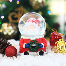 JE ROU Christmas presents Christmas Eve childrens Crystal Ball presents Christmas snowman glowing crystal ball