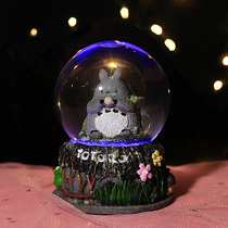 JE ROU birthday gift girl Christmas Eve gift Christmas gift chinchando snowflake glowing crystal ball