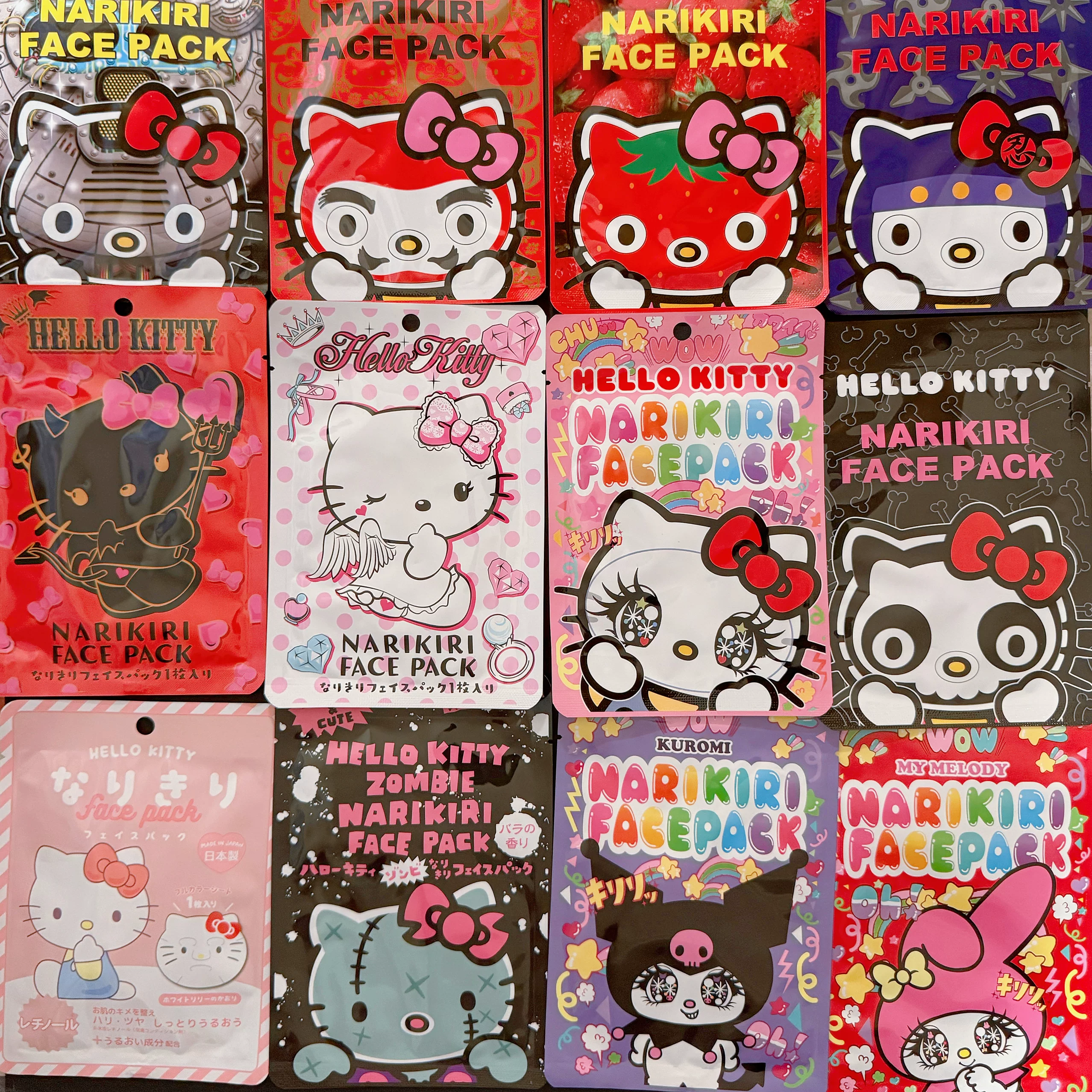 Санрио, Hello Kitty, японская милая маска для лица, (Physicals), 2 шт