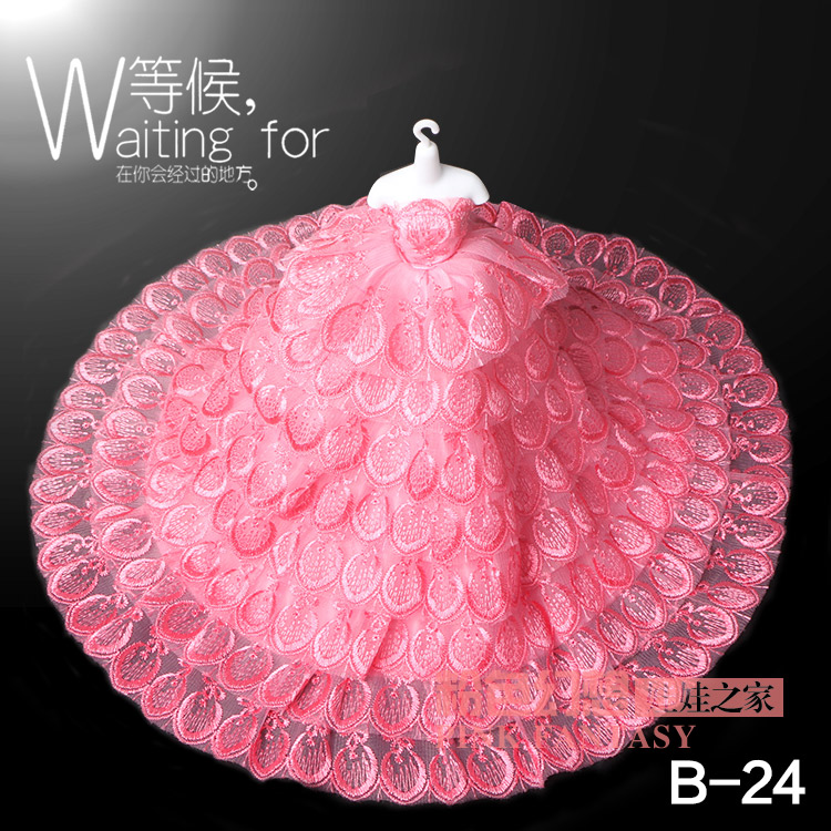 Váy búp bê có thể được sử dụng phụ kiện 1/6 bé xinh đẹp kiểu váy ống top váy cưới lãng mạn búp bê phụ kiện búp bê đẹp