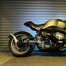 (Produced by Marshal) Suitable for BMW Latte modified coffee short tail seat cushion assembly LED flowing tail light