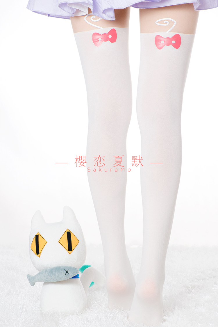 Sakura im lặng * tòa án garter (không vớ) garter trắng đen ren ba ngực có thể điều chỉnh