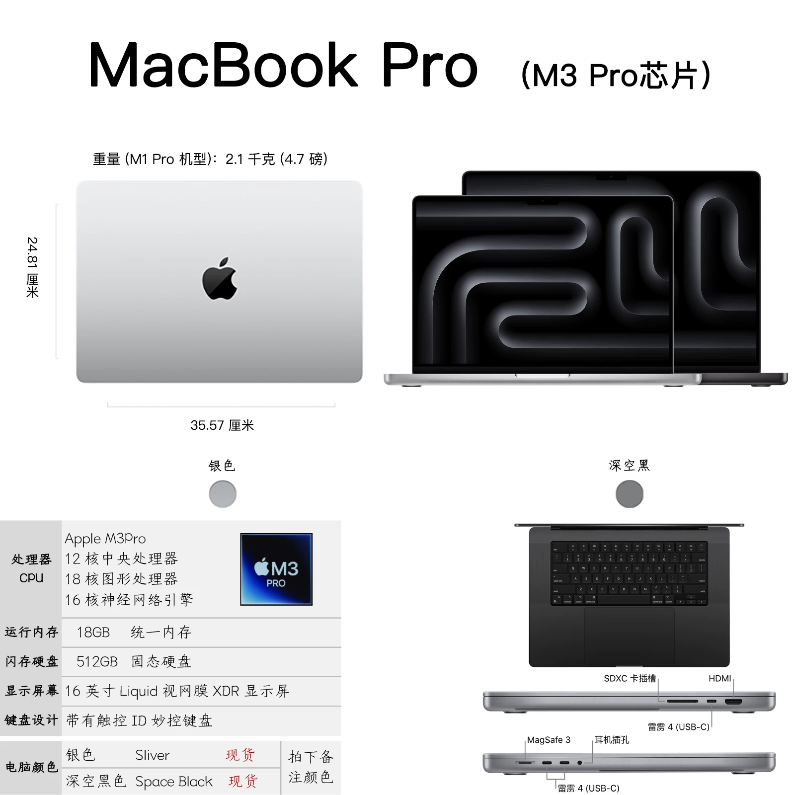 Ноутбук Apple MacBook Pro 16-дюймов, новый 2026 года, независимая графика M1/M2/Max/3Pro