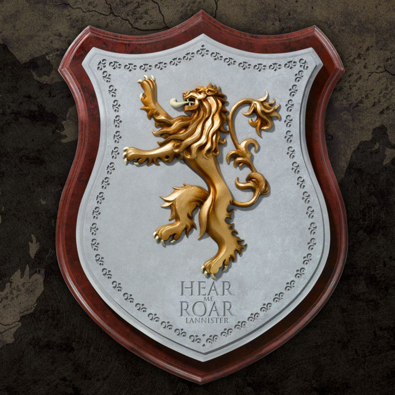 American Rights Game Perimeter Ice and Fire Goethe Lannister Family Badge Lions Wall Sticker Wall Trim