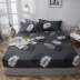 Bộ đồ giường bằng vải cotton nguyên chất lily một mảnh bọc nệm bảo vệ 1,8 m 2 tấm nệm cao su có thể tháo rời - Trang bị Covers
