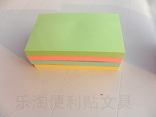 Color 75*125mm Convenient stick N stick adhesive adhesive stick to 400 office stationery supplies wholesale