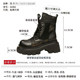 ສະເຫຼີມສະຫຼອງອິນເຕີເນັດ hollow breathable Martin boots 2024 ເກີບແມ່ຍິງ summer ໃຫມ່ retro Roman ເກີບສູງເທິງເກີບເກີບສູງ heeled ເກີບສັ້ນ