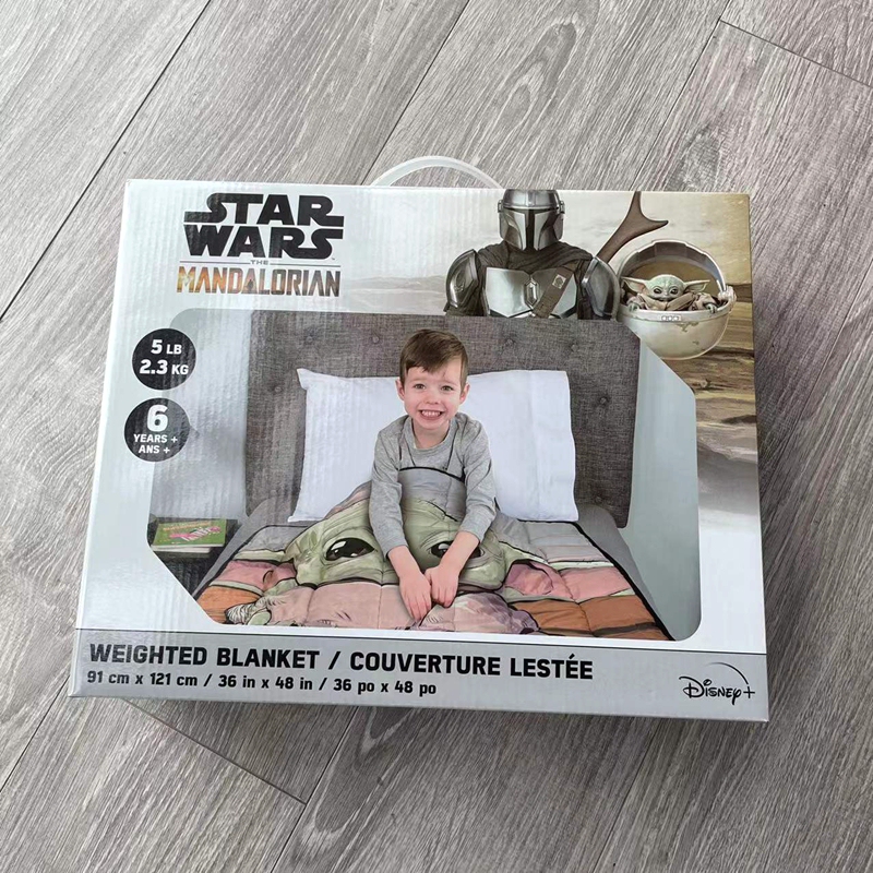 Sleep Aid, Stress Relief, Gravity Blanket, Weighted Blanket, Kids' Blanket, Anti-Kick Blanket, Star Wars, the Mandalorian, Yoda, Lol Doll Sleep Aid, Stress Relief, Gravity Blanket, Weighted Blanket, Kids' Blanket, Anti-Kick Blanket, Star Wars, the Mandalorian, Yoda, Lol Doll
