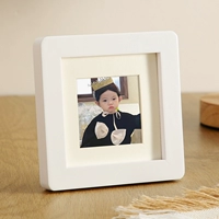 Снежная гора белая+квадратная карточная бумага [Помещение фото 6x6 см]