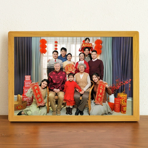Семейная фоторамка, висящая на стене, индивидуальная стирка и печать фотографий для изготовления рамки для фотоальбома, мытье мобильного телефона, увеличение фотографии формата А3.