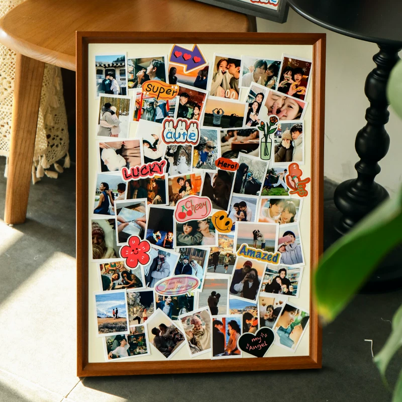 Подарочная рамка для фотографий Polaroid ко Дню Святого Валентина, DIY, изготовление на заказ, для любимого человека, подарок на день рождения