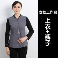 Дамы серого топа+брюки