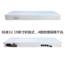 Carrier-grade 4-channel and 8-channel physically isolated Gigabit network optical transceiver 4-port and 8-port independent Gigabit network optical transceiver