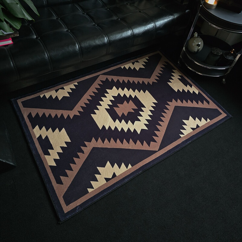 American Retro Atmosphere Navajo Ethnic Pattern Rl Blended Cashmere Carpet Decorative Wall Hanging Tapestry Limited Quantity