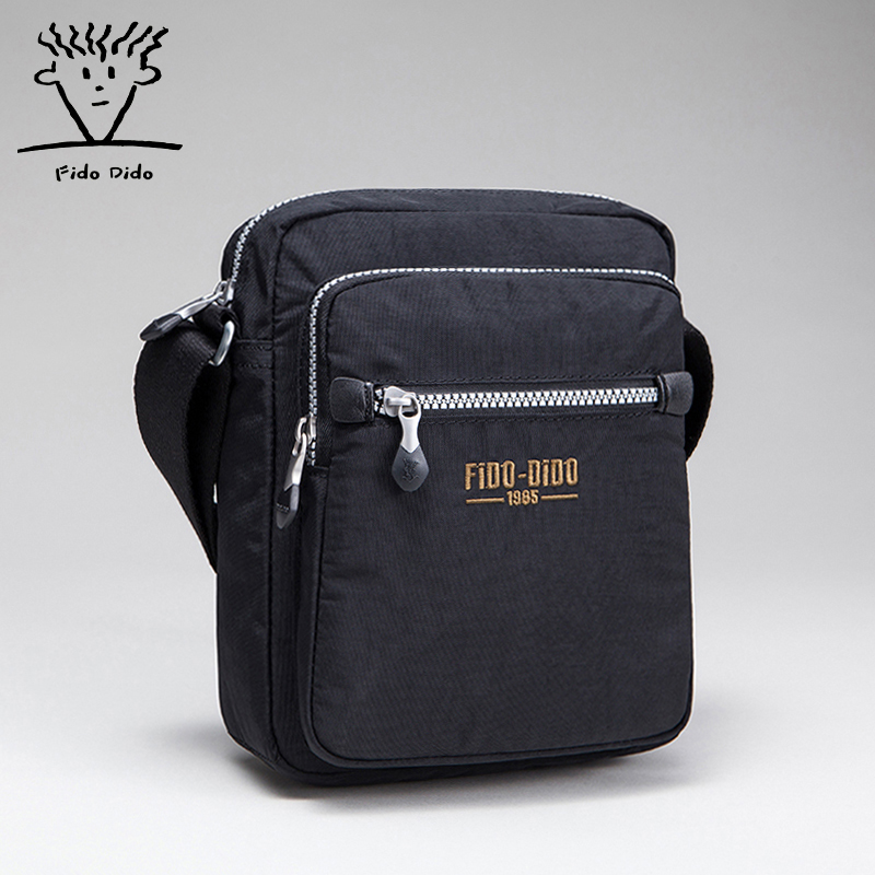 Fitall dall men's bag sports bag inclined satchel with single shoulder bag nylon casual bag waterproof oxford cloth bag