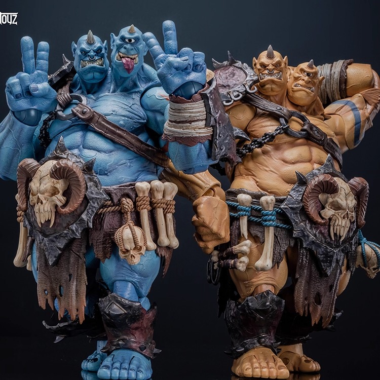 In-Stock Metytoyz Adventurer World Skull Crusher. Ogros  Warrior Action Figure Toy