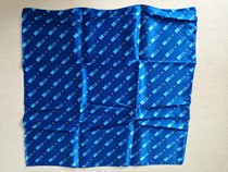 Mbox mulberry silk scarves with small square towels-blue