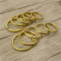 High-grade multi-specification brass key ring Pure copper key ring Pure copper key ring Brass key ring leather accessories