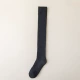 Носки Cross -Knee глубоко серые и средние
