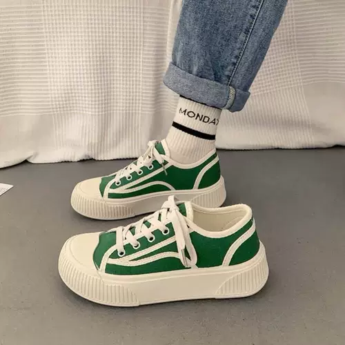 Тканевая весенняя универсальная обувь, дышащие кроссовки на платформе, 2025 года, тренд сезона