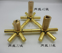 Factory direct hexagonal nozzle Methanol electronic gasifier accessories Alcohol-based fuel gasifier head nozzle 10*1