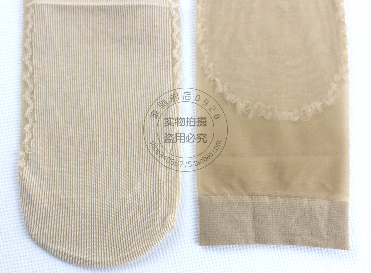 Tsing Cai R308 thoải mái loại thuyền cotton ngắn vớ mỏng chải bông chống trượt tất nữ quần tất 4d
