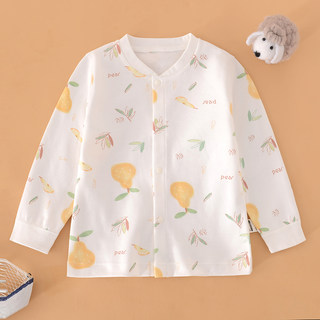 儿童大码开衫秋衣纯棉打底衫男女宝宝无骨全棉家居内衣睡衣小外套