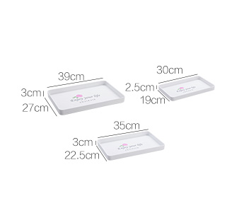 Home melamine khay hình chữ nhật khay trà sáng tạo hộ gia đình châu Âu lớn bộ đồ ăn cốc tấm - Đồ ăn tối chén ăn cơm