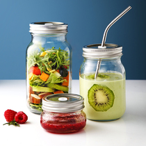 Home Glass Water Glass Womens Home With A Minimalist Cute Straw Drink Water Cup Large Capacity With Lid Handle Mug