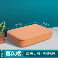 Мелководье сумерки оранжевого цвета