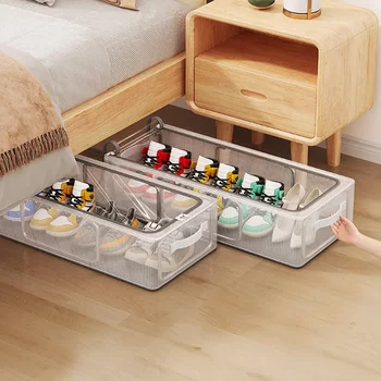 Shoe box storage box large capacity thickened transparent dustproof