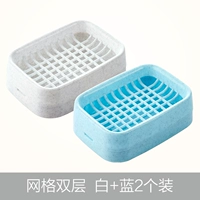 Два -слойная сетка двойной слой [белый+синий]